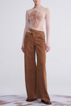 OUDE WAAG velvet splicing New knotwear OW-23SS-BD03 nude powder